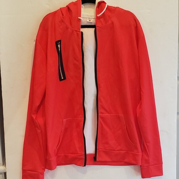 Money Heist La Casa De Papel Red Zippered Hoodie Jacket - Picture 3 of 7